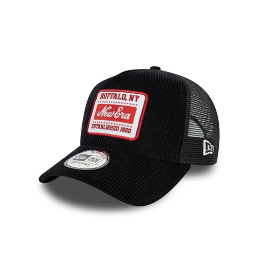 Czapka z daszkiem New Era Cord Patch 60603669 Czarny ze sklepu eobuwie.pl w kategorii Czapki z daszkiem damskie - zdjęcie 182068845