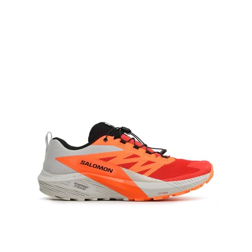 Buty do biegania Salomon Sense Ride 5 L47046200 Pomarańczowy ze sklepu eobuwie.pl w kategorii Buty sportowe męskie - zdjęcie 182068956