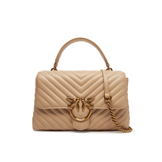 Torebka PINKO Love Lady Puff Classic Cl PE 25 PLTT 100043 A0GK Beżowy ze sklepu eobuwie.pl w kategorii Torebki damskie - zdjęcie 182068968