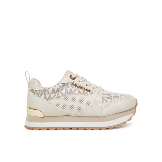 Sneakersy MICHAEL Michael Kors MK01458270 Écru ze sklepu eobuwie.pl w kategorii Buty sportowe dziecięce - zdjęcie 182069087