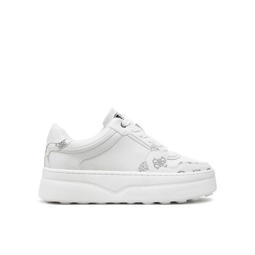 Sneakersy Guess Queenz FLTQNZ FAL12 Biały ze sklepu eobuwie.pl w kategorii Buty sportowe damskie - zdjęcie 182069128