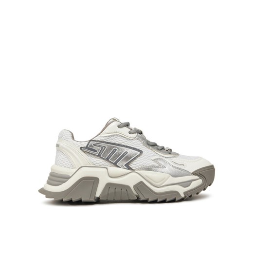 Sneakersy Steve Madden Kingpin SM11003513 Biały ze sklepu eobuwie.pl w kategorii Buty sportowe damskie - zdjęcie 182069147