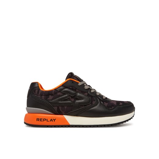 Sneakersy REPLAY GMS9I .000.C0007T Czarny ze sklepu eobuwie.pl w kategorii Buty sportowe męskie - zdjęcie 182069226