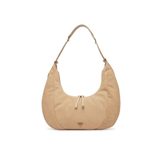Torebka PINKO Slouchy Hobo Big PE 25 PLTT 104295 A29N Beżowy ze sklepu eobuwie.pl w kategorii Torebki damskie - zdjęcie 182069267