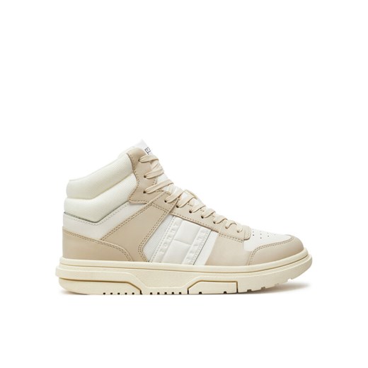 Sneakersy Tommy Jeans The Brooklyn Mid Top EN0EN02579 Écru ze sklepu eobuwie.pl w kategorii Buty sportowe damskie - zdjęcie 182069288