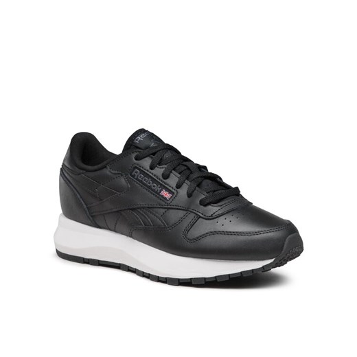 Sneakersy Reebok Classic Leather GW9704 Czarny ze sklepu eobuwie.pl w kategorii Buty sportowe damskie - zdjęcie 182069445