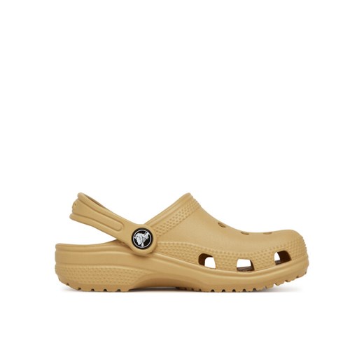 Klapki Crocs Classic Clog K 206991 Brązowy ze sklepu eobuwie.pl w kategorii Klapki dziecięce - zdjęcie 182069459