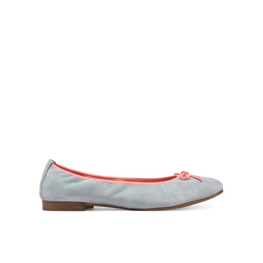 Baleriny Tamaris 1-22166-44 Błękitny ze sklepu eobuwie.pl w kategorii Balerinki - zdjęcie 182069637
