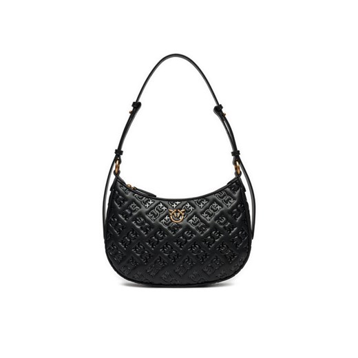 Torebka PINKO Half Moon Mini Fl . AI 24-25 PLTT 102790 A1YB Czarny ze sklepu eobuwie.pl w kategorii Torebki damskie - zdjęcie 182069658