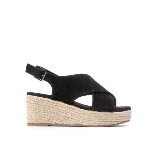 Espadryle QUAZI QZ-22-02-000239 Czarny ze sklepu eobuwie.pl w kategorii Sandały damskie - zdjęcie 182069668