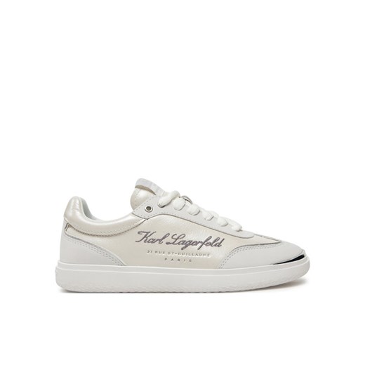 Sneakersy KARL LAGERFELD Atlas KL63822 Biały ze sklepu eobuwie.pl w kategorii Buty sportowe damskie - zdjęcie 182069718