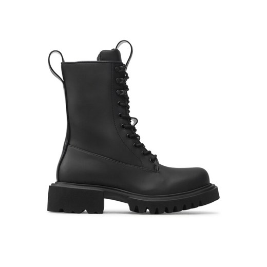 Trapery Rains Show Combat Boot 22600 Czarny ze sklepu eobuwie.pl w kategorii Workery damskie - zdjęcie 182069757