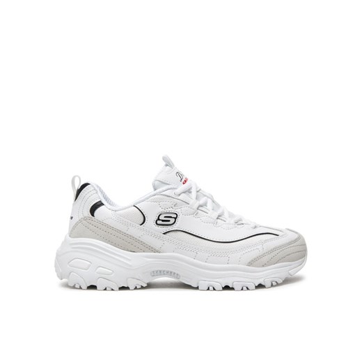 Sneakersy Skechers D'Lites 150231 Biały ze sklepu eobuwie.pl w kategorii Buty sportowe damskie - zdjęcie 182069835