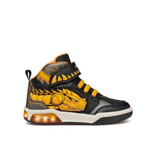 Sneakersy Geox J Inek Boy J469CA 011BC C0054 DD Czarny ze sklepu eobuwie.pl w kategorii Buty sportowe dziecięce - zdjęcie 182069958