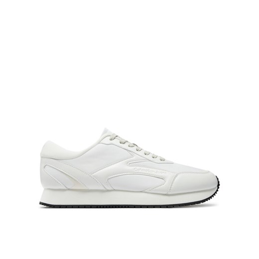 Sneakersy Calvin Klein Jeans Retro Runner Multilayer YM0YM01117 Biały ze sklepu eobuwie.pl w kategorii Buty sportowe męskie - zdjęcie 182069968