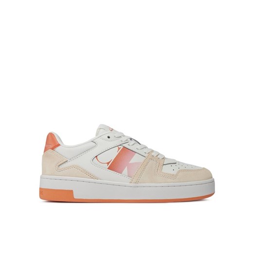 Sneakersy Calvin Klein Jeans Basket Cupsole Lace Mix Nbs Sat YW0YW01446 Biały 37 eobuwie.pl