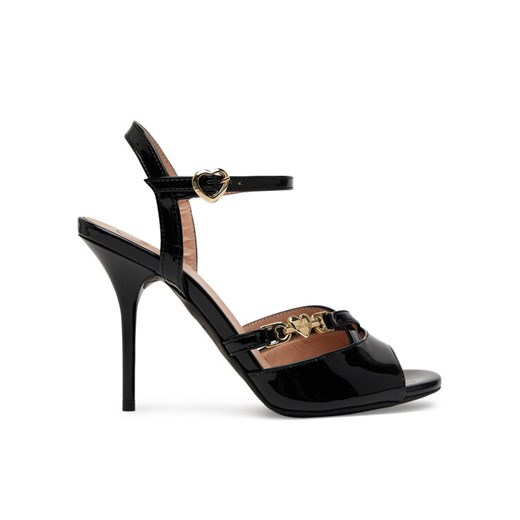 Sandały LOVE MOSCHINO JA16089G1MIH0000 Czarny ze sklepu eobuwie.pl w kategorii Sandały damskie - zdjęcie 182070135