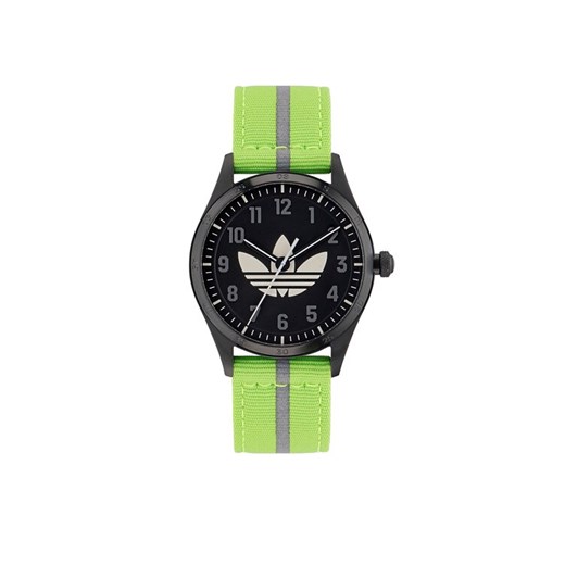 Zegarek adidas Originals Code Four Watch AOSY23040 Czarny ze sklepu eobuwie.pl w kategorii Zegarki - zdjęcie 182070138