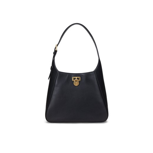 Torebka LAUREN RALPH LAUREN Large Tanner Shoulder Bag 431956790002 Czarny ze sklepu eobuwie.pl w kategorii Torebki damskie - zdjęcie 182070177