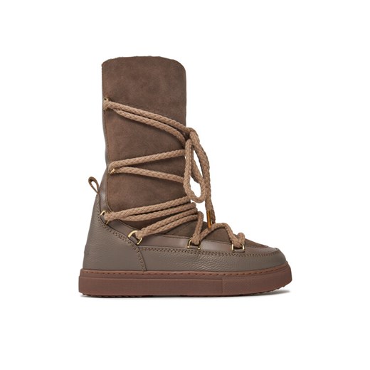 Śniegowce Inuikii Classic High Laced 75107-096 Brązowy ze sklepu eobuwie.pl w kategorii Śniegowce damskie - zdjęcie 182070199