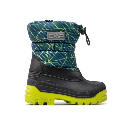 Śniegowce CMP Kids Sneewy SnowBoots 3Q71294 Zielony ze sklepu eobuwie.pl w kategorii Buty zimowe dziecięce - zdjęcie 182070236