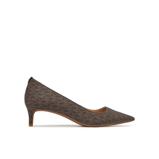 Szpilki MICHAEL Michael Kors Alina Flex Kitten Pump 40R3ALMP1B Brązowy ze sklepu eobuwie.pl w kategorii Czółenka - zdjęcie 182070309