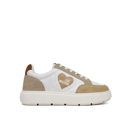Sneakersy LOVE MOSCHINO JA15154G1MIAA10A Biały ze sklepu eobuwie.pl w kategorii Buty sportowe damskie - zdjęcie 182070345