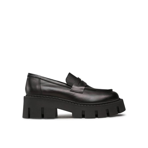 Loafersy Badura MELITO-E23-25713PE Czarny ze sklepu eobuwie.pl w kategorii Półbuty damskie - zdjęcie 182070358