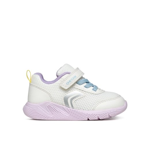 Sneakersy Geox B Sprintye Girl B454TD 01454 C0653 Biały ze sklepu eobuwie.pl w kategorii Buty sportowe dziecięce - zdjęcie 182070477