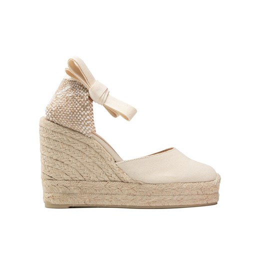 Espadryle Castañer Carina/8ED/001 Beżowy ze sklepu eobuwie.pl w kategorii Espadryle damskie - zdjęcie 182070609