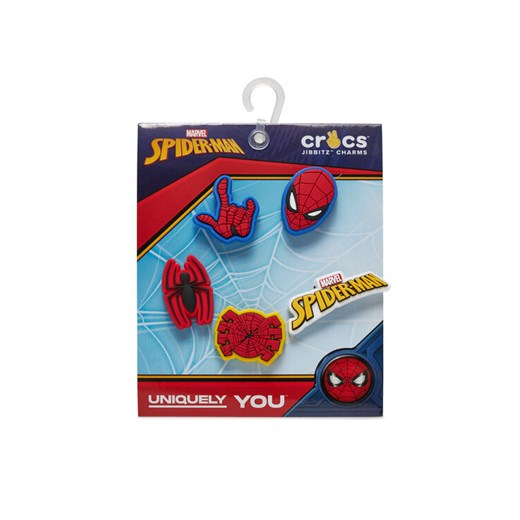 Ozdoba do butów Crocs Jibbitz Spider Man 5 Pck 10010007 Kolorowy ze sklepu eobuwie.pl w kategorii Przypinki - zdjęcie 182070716