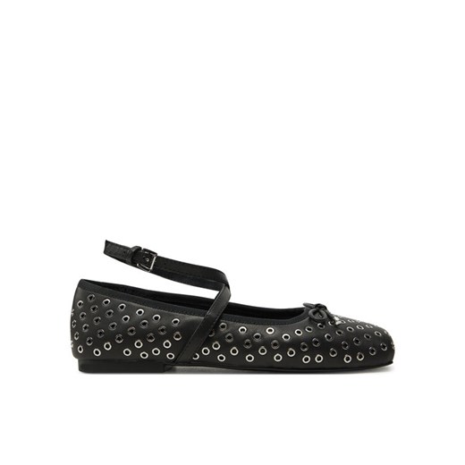 Baleriny MICHAEL Michael Kors Collette Flex Ballet 40R5COFP1L Czarny ze sklepu eobuwie.pl w kategorii Balerinki - zdjęcie 182070785