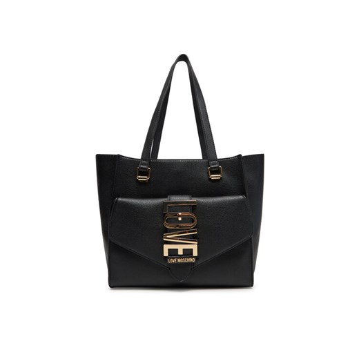 Torebka LOVE MOSCHINO JC4225PP0MKC0000 Czarny ze sklepu eobuwie.pl w kategorii Torby Shopper bag - zdjęcie 182071016