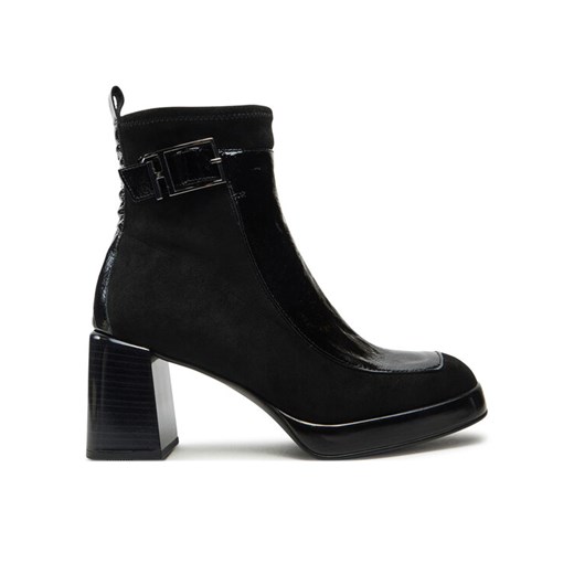 Botki Hispanitas Velour Str-I24 HI243664 Czarny ze sklepu eobuwie.pl w kategorii Botki - zdjęcie 182071095