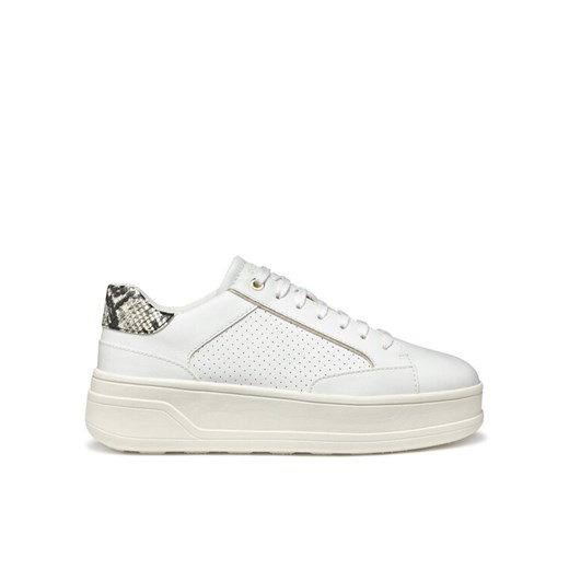 Sneakersy Geox D Spherica Ecub-2 D55WVB 0BCAR C0405 Biały ze sklepu eobuwie.pl w kategorii Buty sportowe damskie - zdjęcie 182071228