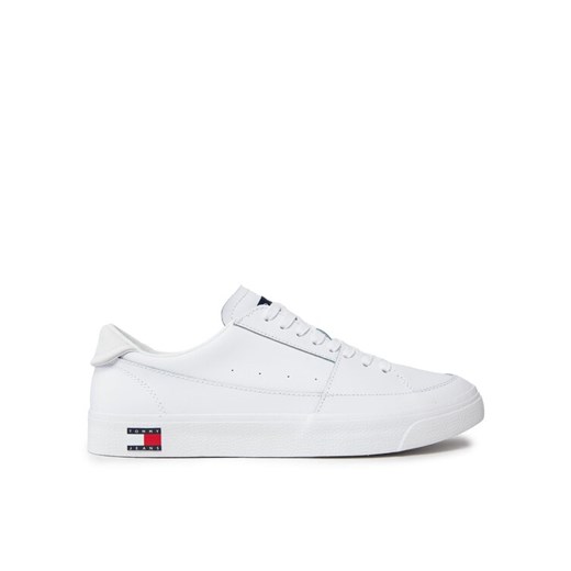 Sneakersy Tommy Jeans Th Central Cc And Coin EM0EM01398 Biały ze sklepu eobuwie.pl w kategorii Trampki męskie - zdjęcie 182071239