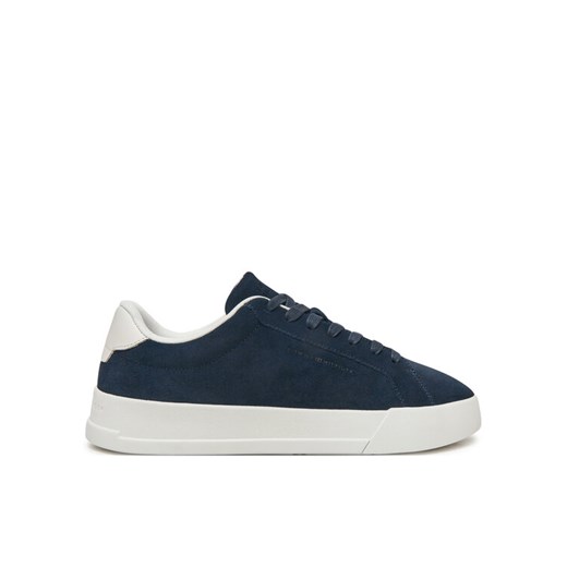 Sneakersy Tommy Hilfiger Court FM0FM05459 Granatowy ze sklepu eobuwie.pl w kategorii Buty sportowe męskie - zdjęcie 182071336