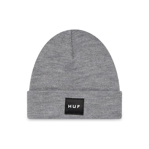 Czapka HUF Essentials Box Logo Bea BN00090 Szary ze sklepu eobuwie.pl w kategorii Czapki zimowe męskie - zdjęcie 182071355