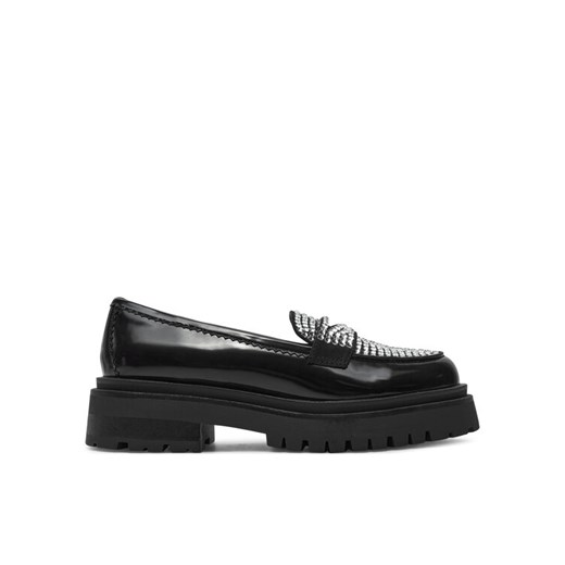 Loafersy Steve Madden Longhaul SM11003448 Czarny ze sklepu eobuwie.pl w kategorii Lordsy damskie - zdjęcie 182071419