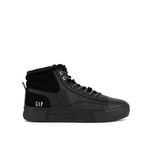 Sneakersy Gap PORTLAND CUP MID W GP505011AW-BKBK Czarny ze sklepu eobuwie.pl w kategorii Buty sportowe damskie - zdjęcie 182071735