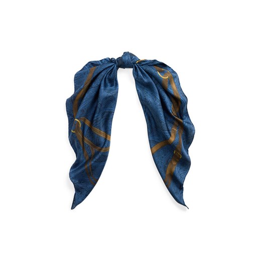 Chusta LAUREN RALPH LAUREN 454972544003 Niebieski ze sklepu eobuwie.pl w kategorii Szaliki i chusty damskie - zdjęcie 182071857