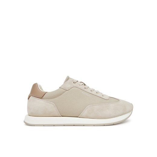Sneakersy Calvin Klein Low Prof Runn Laceup Cv Mix HM0HM01723 Beżowy ze sklepu eobuwie.pl w kategorii Buty sportowe męskie - zdjęcie 182071889