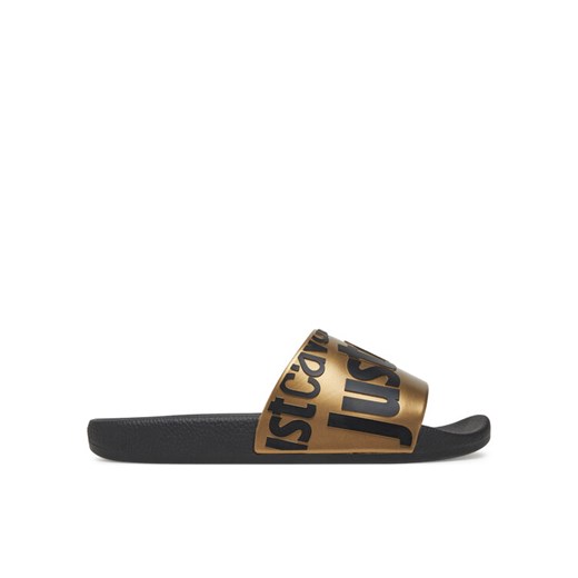 Klapki Just Cavalli 78RA3SZ1 ZS785 Czarny ze sklepu eobuwie.pl w kategorii Klapki damskie - zdjęcie 182071937
