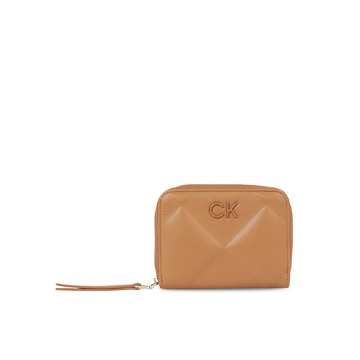 Portfel damski Calvin Klein Re-Lock Quilt Za Wallet Md K60K610785 Brązowy Calvin Klein 00 eobuwie.pl