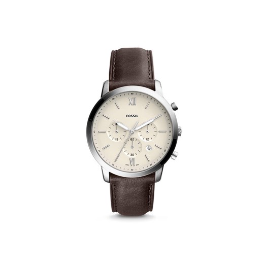 Zegarek Fossil Neutra Chrono FS5380 Brązowy ze sklepu eobuwie.pl w kategorii Zegarki - zdjęcie 182071955