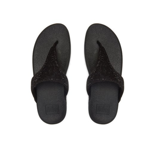 Japonki FitFlop Lulu EC5 Czarny ze sklepu eobuwie.pl w kategorii Klapki damskie - zdjęcie 182072148