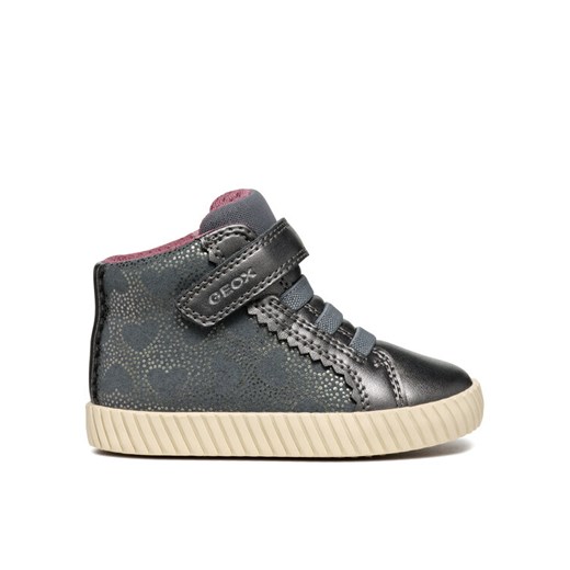 Sneakersy Geox B Mirroless Girl B4669A 0KINF C9002 M Szary ze sklepu eobuwie.pl w kategorii Buty sportowe dziecięce - zdjęcie 182072167