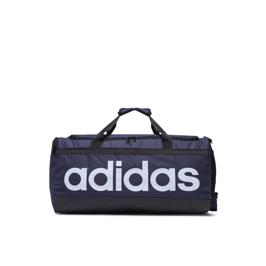 Torba adidas Essentials Linear Duffel Medium HR5349 Granatowy ze sklepu eobuwie.pl w kategorii Torby sportowe - zdjęcie 182072327