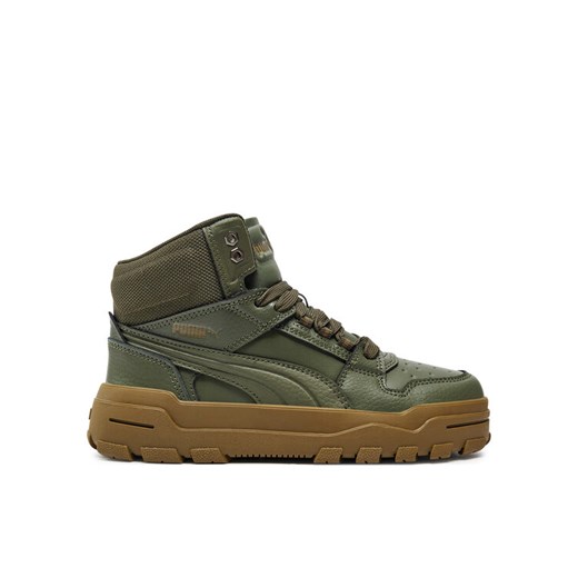 Sneakersy Puma Rebound Abrupt Jr 398874 03 Zielony ze sklepu eobuwie.pl w kategorii Buty sportowe dziecięce - zdjęcie 182072539