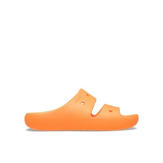 Klapki Crocs Classic Sandal v2 209403 Pomarańczowy ze sklepu eobuwie.pl w kategorii Klapki damskie - zdjęcie 182072596
